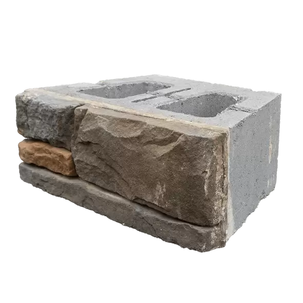 EP Henry Stretcher Wall, 16" X 12" X 6" Single-Sided Ledgestone Cast Stone Wall | 286CSWLEDGEAZT