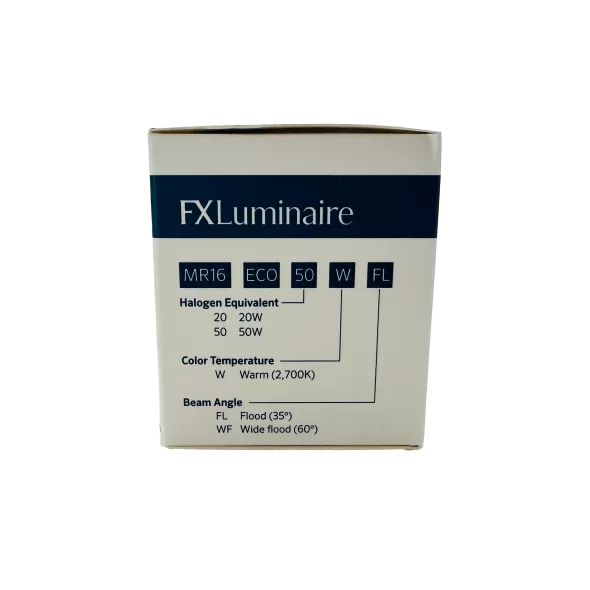 6 W GU5.3 MR-16 86 CRI 430 to 465 Lumens 2700K LED 35 Degrees Flood Eco Replacement Lamp | FXLMR16ECO50WFL