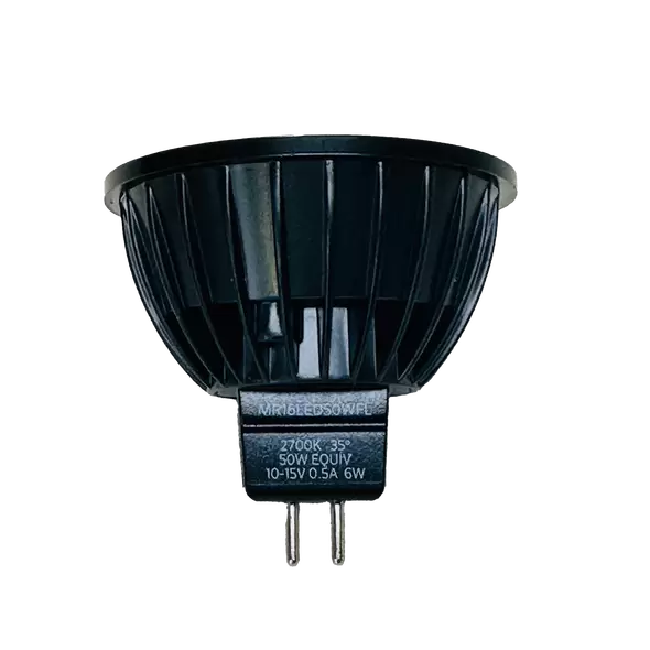 6 W GU5.3 MR-16 82 CRI 447 Lumens 3000K LED 35 Degrees Flood Replacement Lamp | FXLMR16LED50SFL