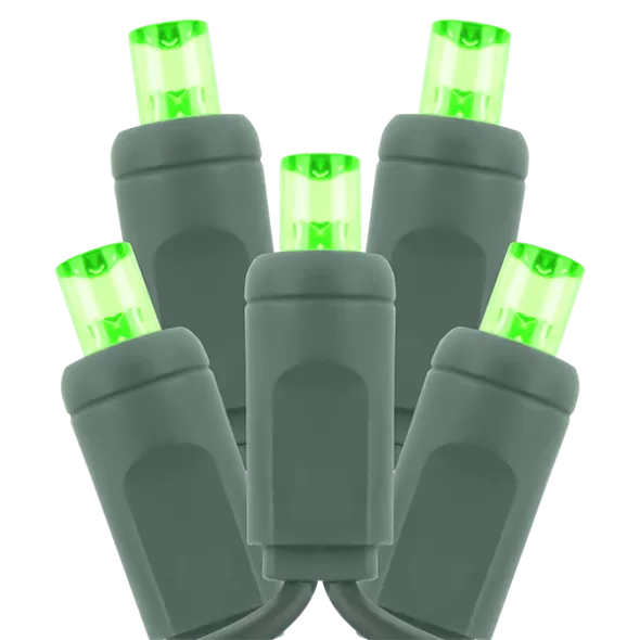 4.8 W/Set 23-1/2' Green Professional/Commercial-Grade Balled LED Light Set | LED-5MMB-70-GR4