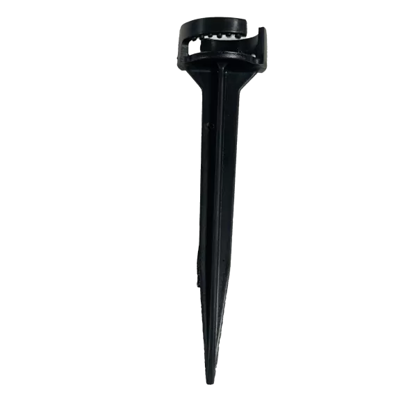 5-1/2'' x 1-3/8'' x 4-5/8'' Black Plastic For C7 and C9 Mini Lights Universal Light Stake | HOL39021