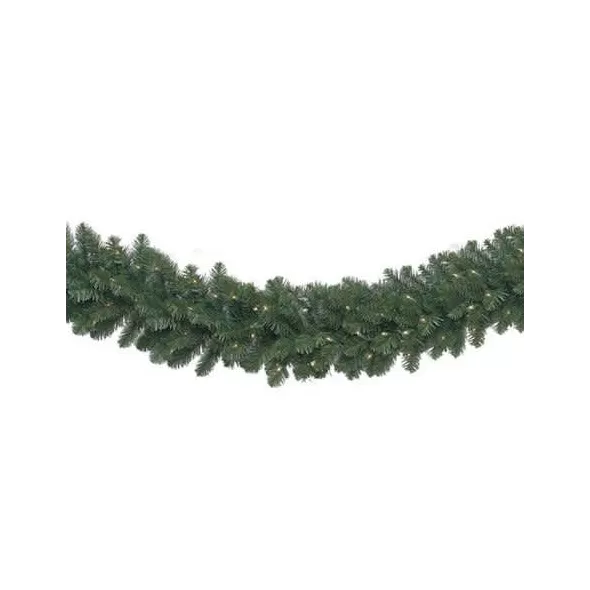 Warm White 14" x 9' Oregon Fir Unit Garland | HOLGAR914UOR