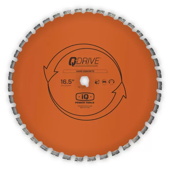IQ Power Tools Saw Blade, 16-1/2" Blade For Iqms362 Masonry Saws | MASQX16-125-QD-HM2
