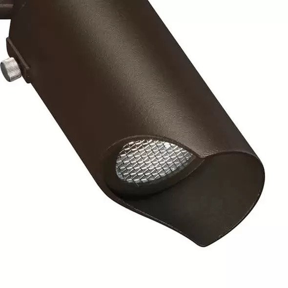 7.2 W Bi-Pin MR-16 Halogen Textured Architectural Bronze Aluminum Mini 15087 Series Accent Down Light | KIC15087AZT