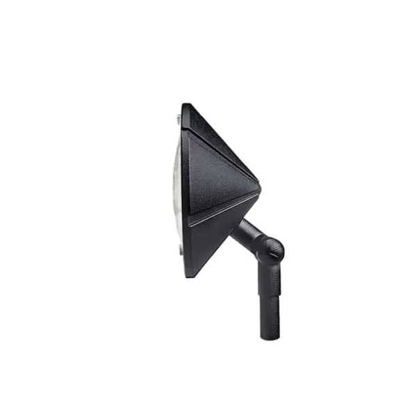 2.3 W Wedge S8 Krypton Textured Black Aluminum Adjustable Wall Wash Light | KIC15361BKT