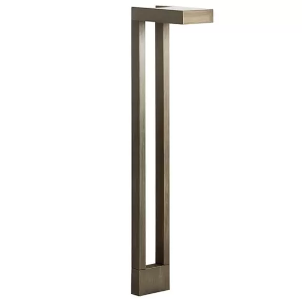 16.25 W Wedge T5 Xenon/Incandescent Centennial Brass Cast Brass 2-Arm 15844 Series Path Light | KIC15844CBR