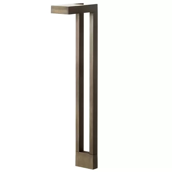 16.25 W Wedge T5 Xenon/Incandescent Centennial Brass Cast Brass 2-Arm 15844 Series Path Light | KIC15844CBR