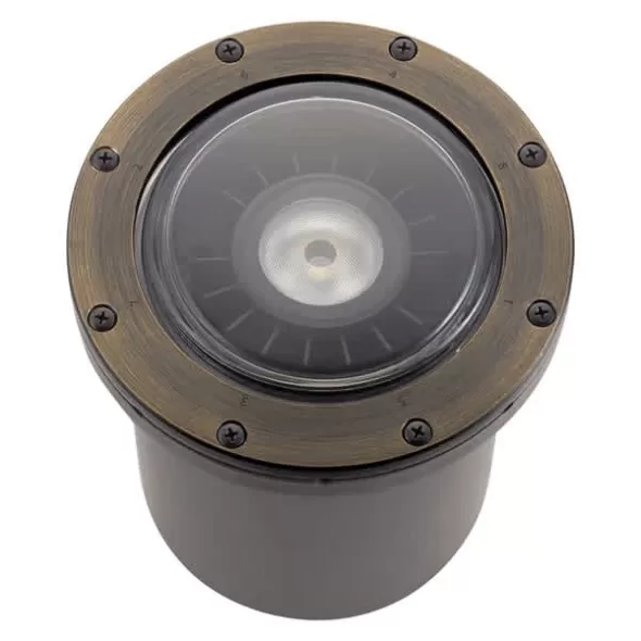 16025 Series Integrated LED Centennial Wide FLood Accent Lights 17 W 3000K, Brass | 16025CBR30