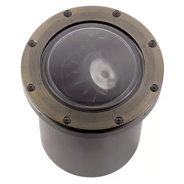 16025 Series Integrated LED Centennial Wide FLood Accent Lights 17 W 3000K, Brass | 16025CBR30