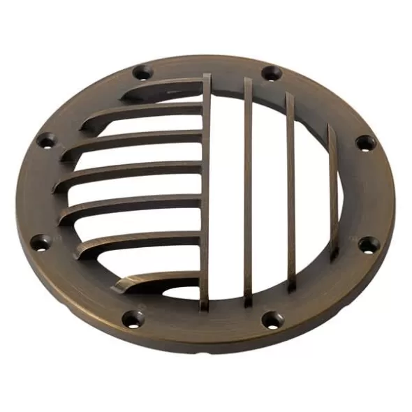 7" x 7" x 3/4" Centennial Brass Cast Brass In-Ground VLO In-Ground Fixtures Rock Guard | KIC16096CBR