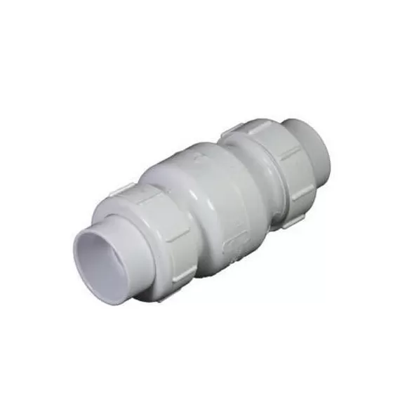 1-1/2" IPSSlip 125 psi PVC White 1700 Low Profile True Union Swing Check Valve | FLO172015
