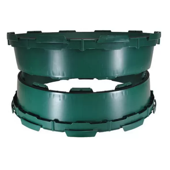 24" x 12" Black Polypropylene For Septic Tanks Riser | INFSNAPRISB2412