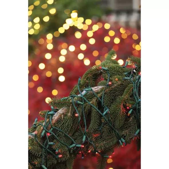4.8 W 23-1/2' Red Premium-Grade Conical LED Strand/String Light | HOL45602RB