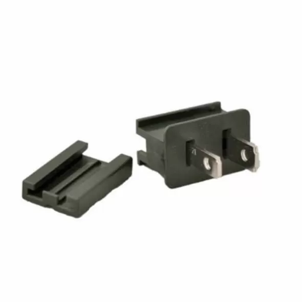 Green Male Slide-On SPT-1 Cords Polarized Plug | MALE-400_alt