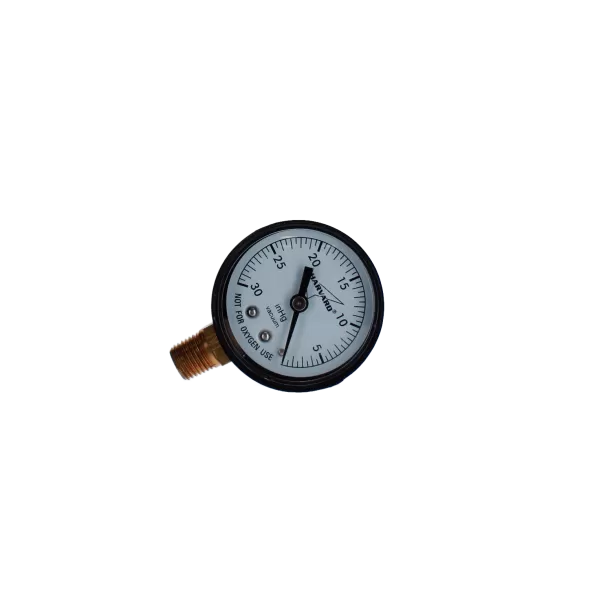 Vacuum/Pressure Gauge, 2" Dial 1/4"MIP IPVG Series Lead-Free