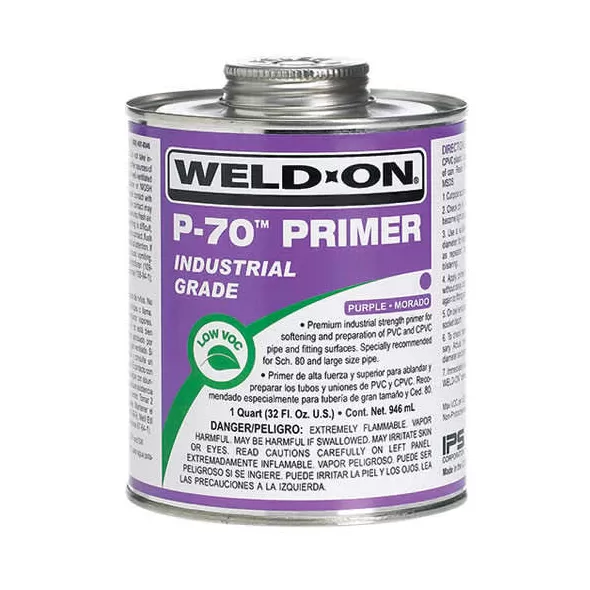 IPS PVC Primer P70 Clear 1/2 Pint | IPSP70CPT12