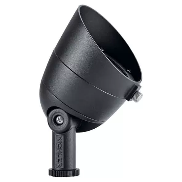 7.5 W 2700K Integrated LED Textured Black A380 Aluminum 35 Degrees Flood 16151 Series Accent Light | KIC16151BKT27