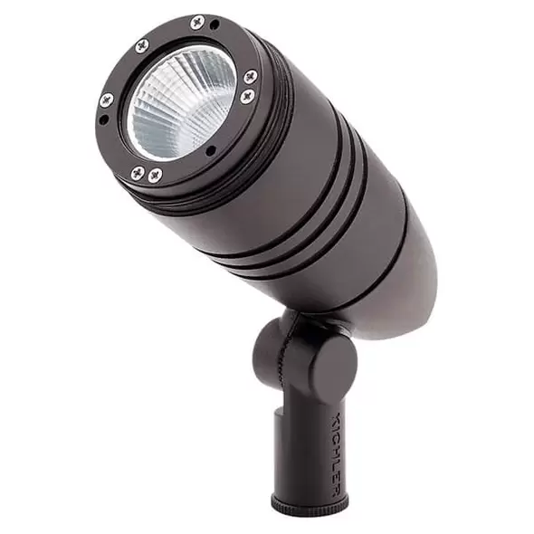 5.3 W 3000K Integrated LED Textured Architectural Bronze Die Cast Aluminum 40 Degrees Small C-Series Series Accent Light | KIC16210AZT30