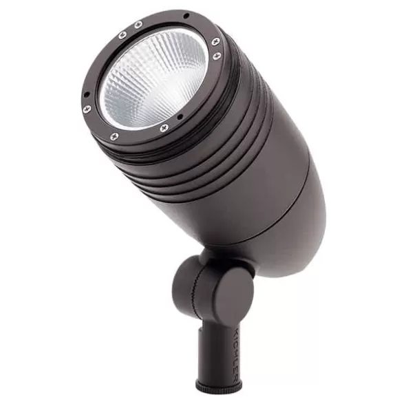 14.3 W 3000K Integrated LED Textured Architectural Bronze Die Cast Aluminum 33 Degrees Large C-Series Series Accent Light | KIC16216AZT30