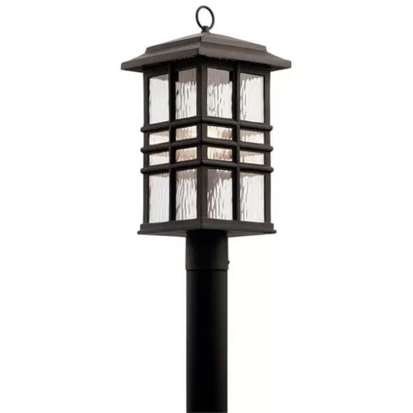 150 W E26 Medium A21 Incandescent Olde Bronze EPMM 49832 Series Post Light | KIC49832OZ