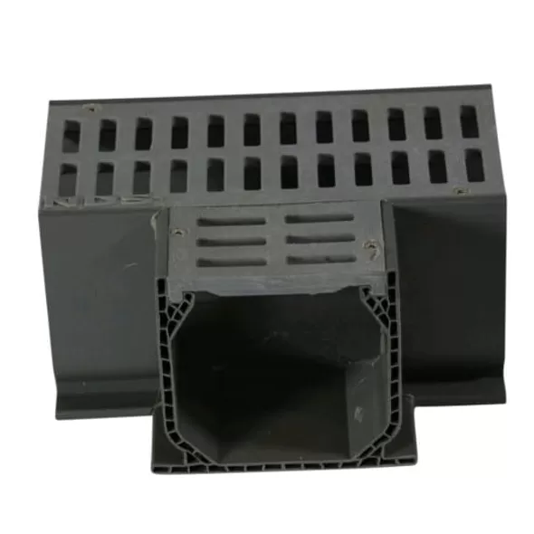 6" Gray with Grate Fabricated Tee | NDS5370