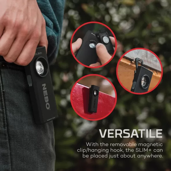 NEBO SLIM+ POCKET LIGHT W/ RED LASER | NEBWLT0005