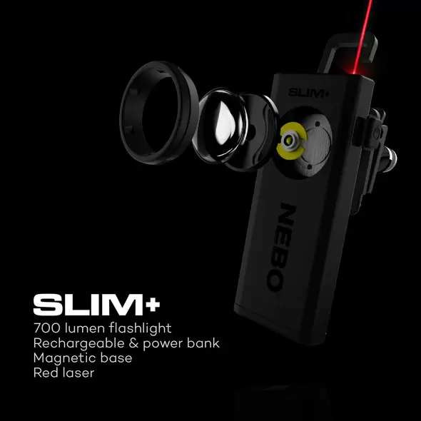 NEBO SLIM+ POCKET LIGHT W/ RED LASER | NEBWLT0005