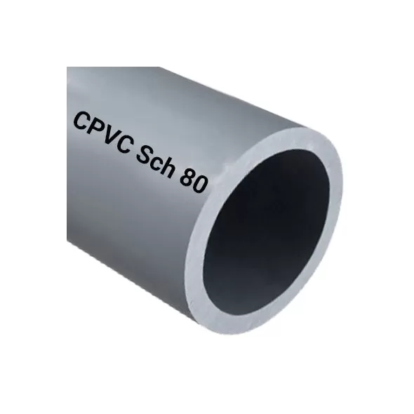 1-1/2" x 20' Sch. 80 Light Gray Plain End CPVC Pipe