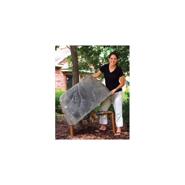 39" x 21" x 21" Riverbed Natural Stone 110 Artificial For Well and Septic Assembly Devices Rock Enclosure | MOC110RB