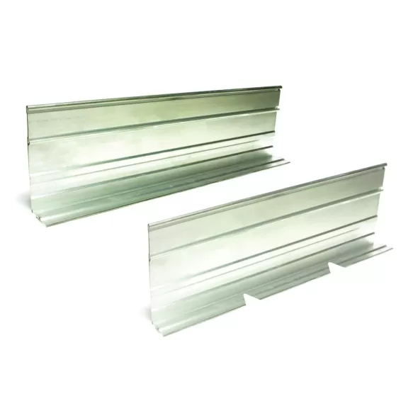 16' x 4" x 1/8" Black 6063 Aluminum Alloy L-Shaped Maintenance Strip | PRM14303FT