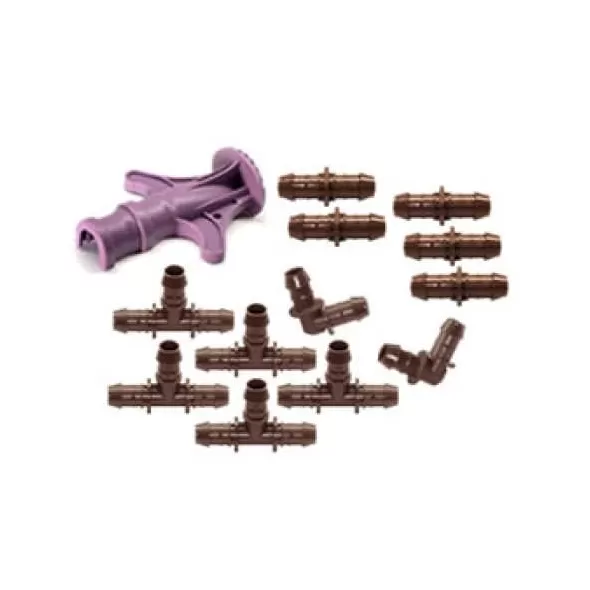 Drip Fittings Combo Pack, 17 mm XF Series