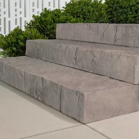 60" x 14-5/8 to 15-1/4" x 6" Rock Garden Brown Natural Stone Rustic Traditional Rocka Stepping Stone | TBI000489