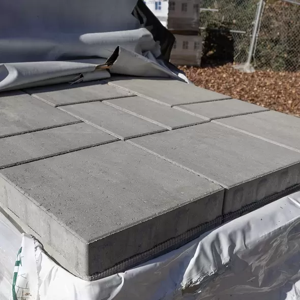 Techo-Bloc Blu 60mm Smooth Patio Slab, Shale Grey, 3-Piece | 000519
