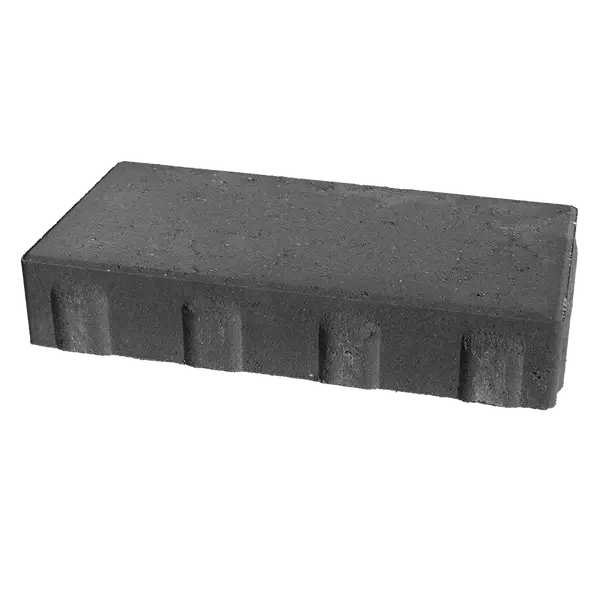Techo-Bloc Blu 60mm Smooth Paver, 6" x 13", Onyx Black | 005664