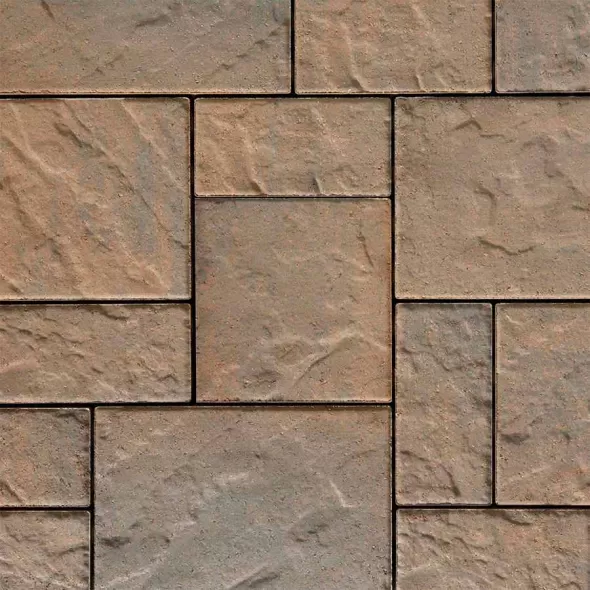 Techo-Bloc Blu 60mm HD² Slate Patio Slab, Sandlewood, 3-Piece | 8976