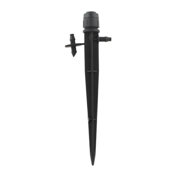 1/4" Barb Black 7.5 to 19.5 gph Plastic Fan Spray Adjustable Emitter | TMPEZSFAN