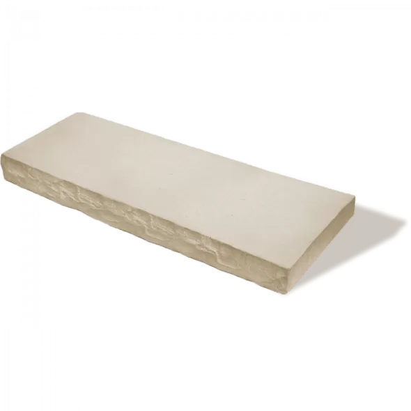 Rectangular Buff Large Ledgestone Coping Wall Block | UNP3210CS3014421