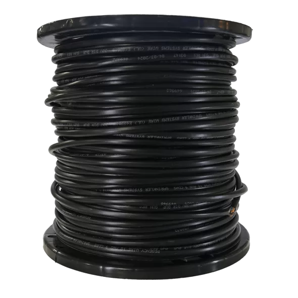 Regency Wire Control Cable, 18/9 500' Solid 30 V Bare Copper Polyethylene Black R7183D Multi-Conductor Irrigation | 18/091