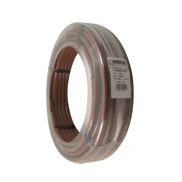 Tubing, 17 mm x 100' Brown Polyethylene