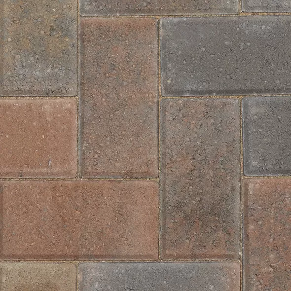 Belgard Holland Stone Paver, 4" x 8" x 2-3/8", 60mm, Fossil Beige | 10155935