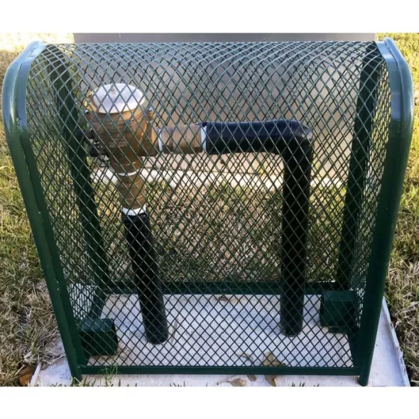 Backflow Enclosure, 30" x 13" x 30" Green Metal