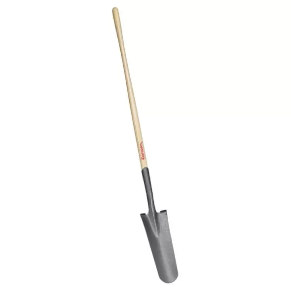 Steel 6" Closed-Back Drain Spadeash Wood Handle | 38313620004