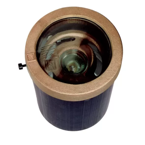 51 W Mr16 Solid Bronze CWL Series Well Light With Grate | CWLMR16G