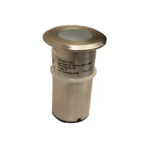 Spot Up Light, 1 W 10° Beam 3000K LED Polished Matt 316 Stainless Steel Recessed Mini