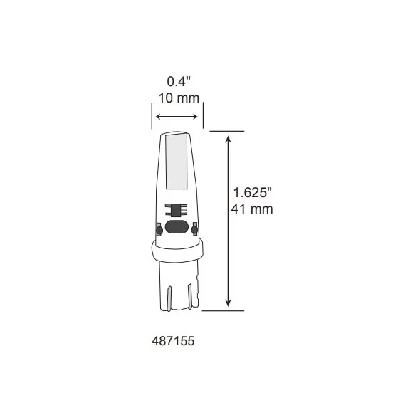 Lamp, 2 W Wedge T5 80+ 210 Lumens LED Low Voltage