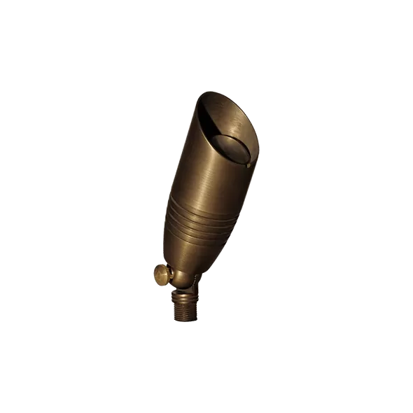 Up Light, 2 to 7 W Ceramic Bi-Pin MR-16 LED Weathered Brass Cast Brass