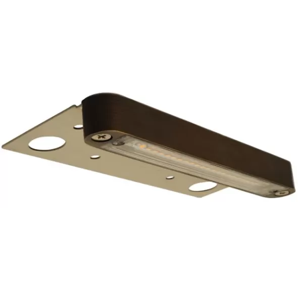 Hardscape Light, 4 W 2700K Integrated LED Weathered Brass