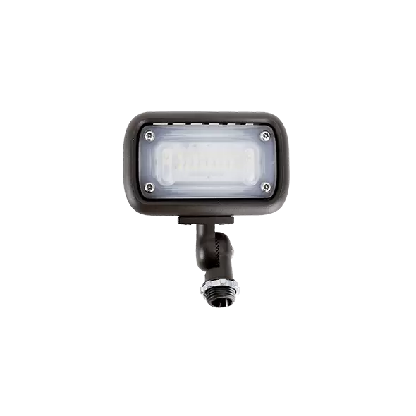 Mini Flood Light, 7 W 150° Beam 2700K Integrated LED Powder Coated Dark Bronze Cast Aluminum