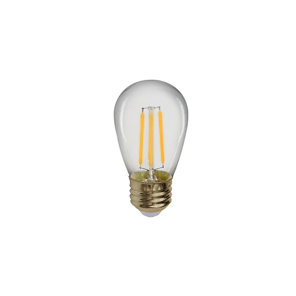 Filament Bulb, 1 W E26 Medium 100 Lumens 2700K LED Low Voltage
