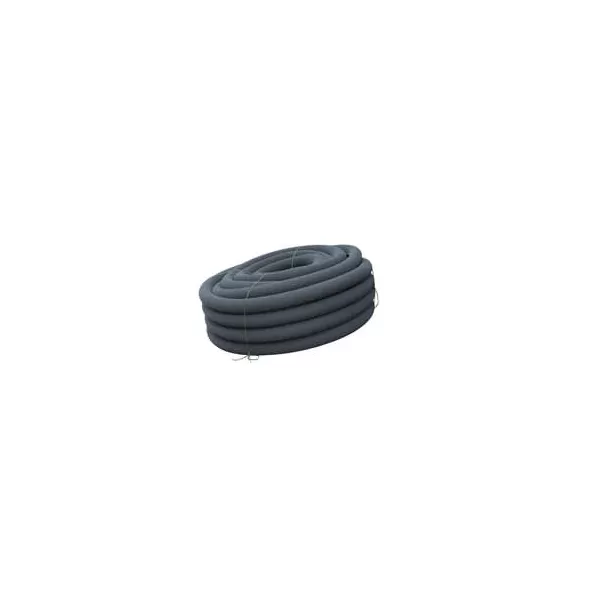 Wall Pipe, 4" x 100'Plain End HDPE Black Single Perforated Regular
